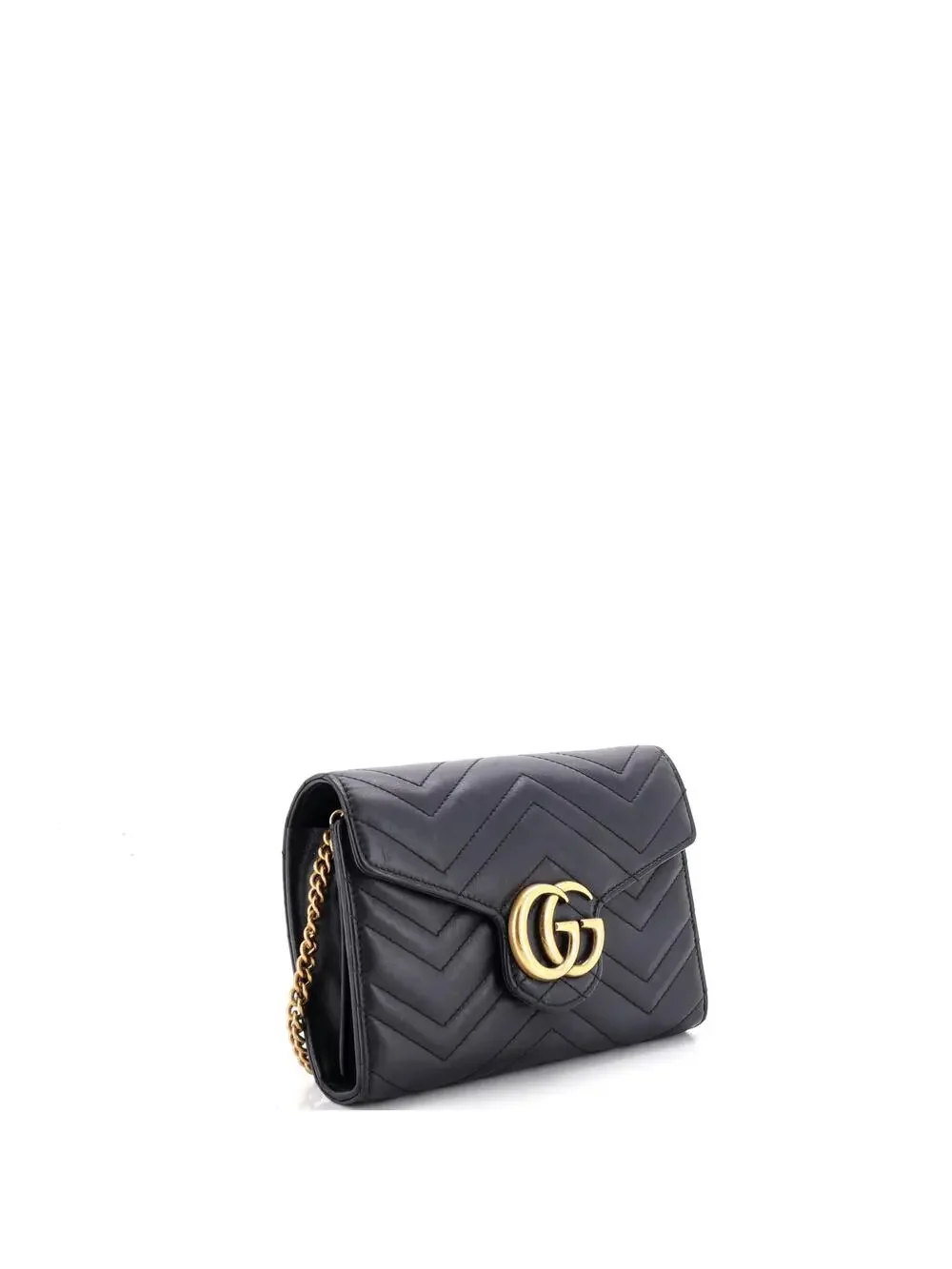 Gucci Gg Marmont Chain Wallet Matelasse #339917G11B